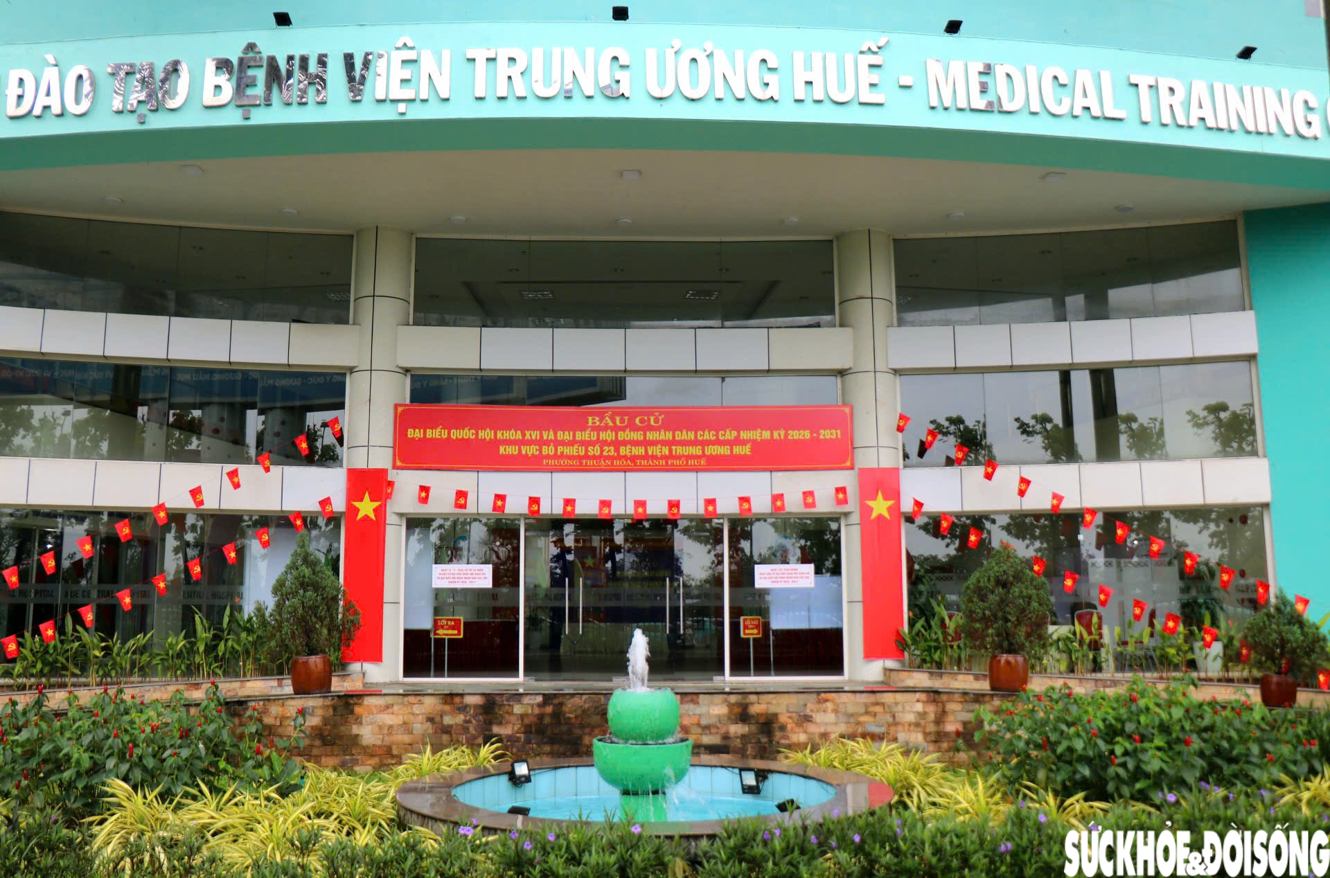 Các điểm bầu cử đặc biệt tại bệnh viện ở Huế sẵn sàng cho ngày hội non sông- Ảnh 1.