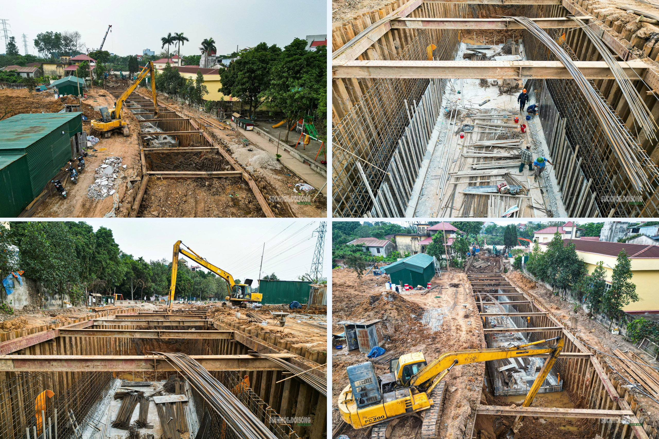 Đại công trường 920 tỷ đồng 'giải cứu' ngập úng phía Tây Bắc Hà Nội- Ảnh 6.