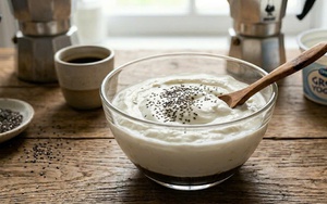 Công thức sữa chua Hy Lạp với cà phê có lợi nhất cho đường ruột