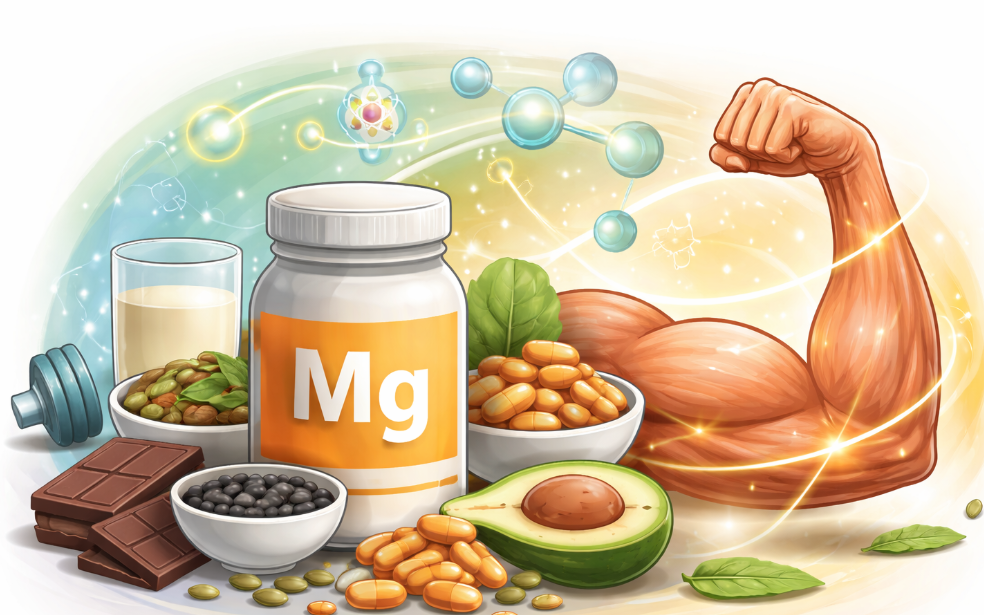 Cách bổ sung magie giúp phục hồi cơ bắp