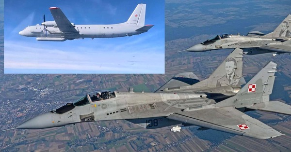 Tiêm kích MiG-29 Ba Lan chặn bắt tín hiệu từ trinh sát cơ Il-20 Nga