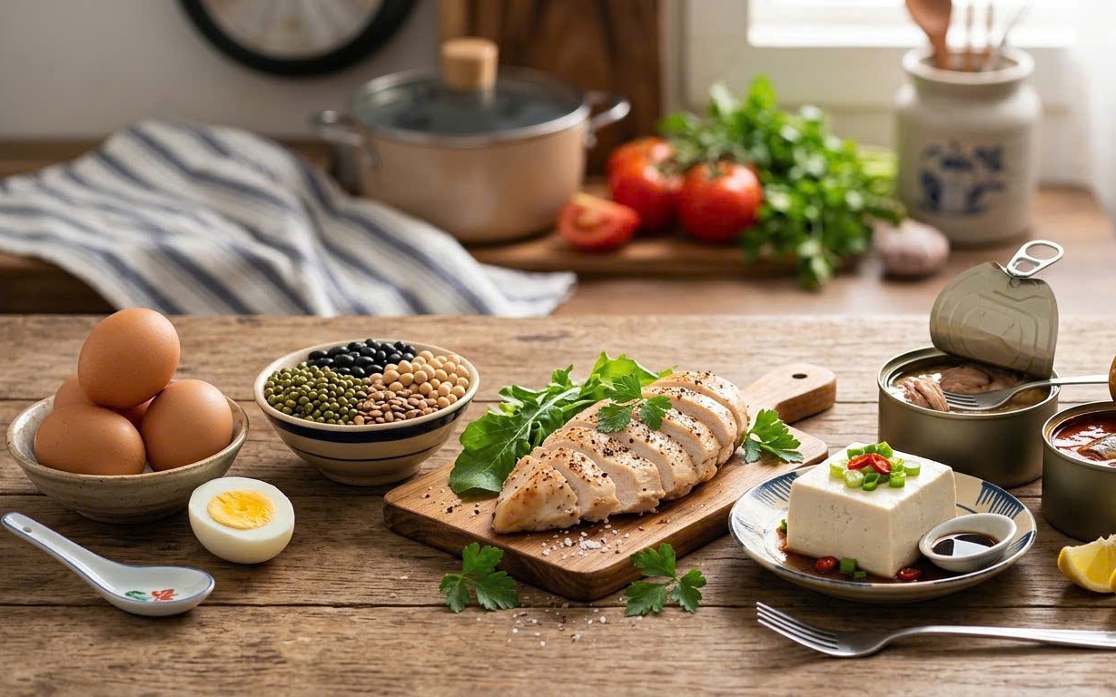 5 loại protein tốt, giá rẻ, có lợi cho sức khỏe