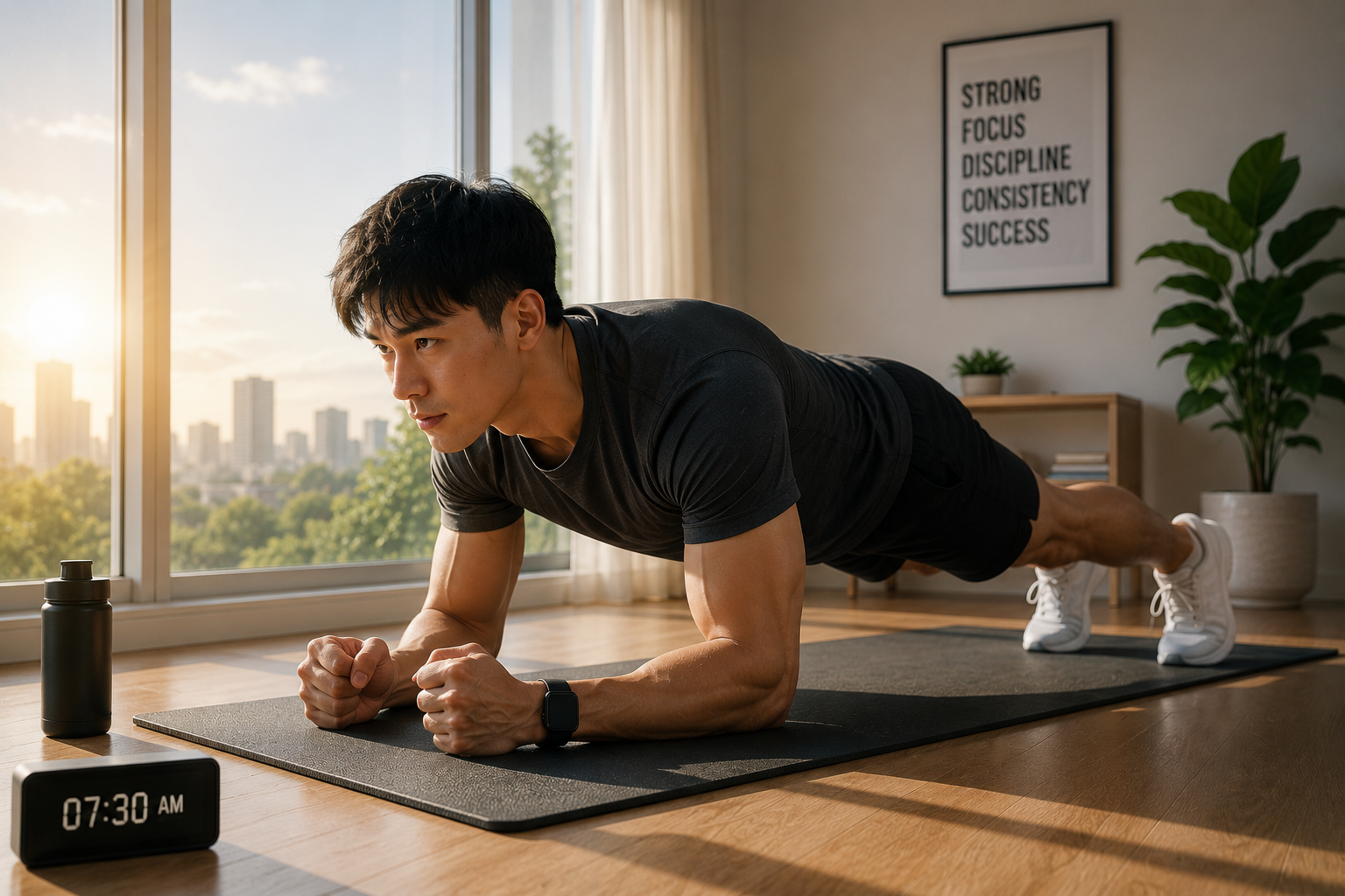 Tập plank buổi sáng có lợi gì?- Ảnh 2. Tập plank buổi sáng có lợi gì?- Ảnh 2.