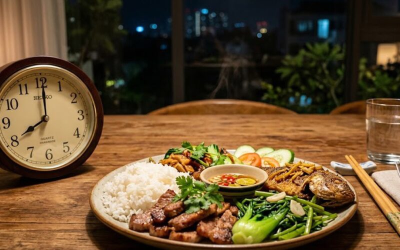 4 điều có thể xảy ra với hệ tiêu hóa khi ăn tối muộn