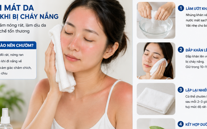 Nắng nóng đỉnh điểm, ra ngoài 10 phút đã rát da, chuyên gia hướng dẫn cách bảo vệ da khỏi cháy nắng