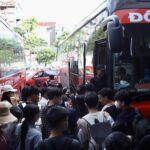 Bến xe Hà Nội đông nghịt khách trước kỳ nghỉ lễ 30/4