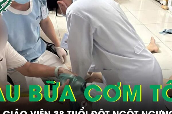 Nam giáo viên 38 tuổi đột ngột ngưng tim sau bữa cơm tối vì chủ quan với tăng huyết áp