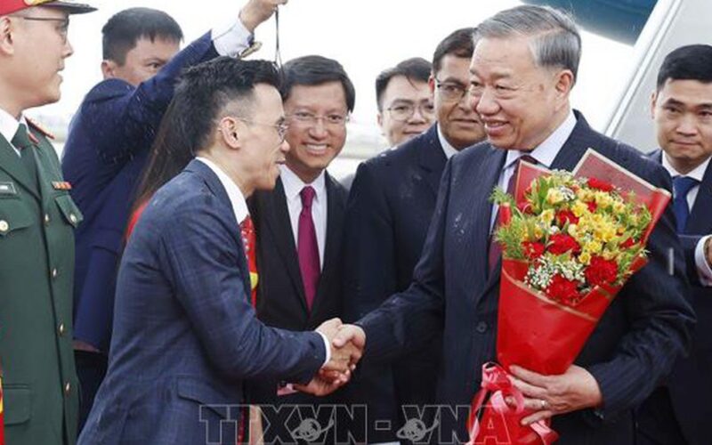 Tổng Bí thư, Chủ tịch nước Tô Lâm bắt đầu thăm cấp Nhà nước Cộng hòa Ấn Độ