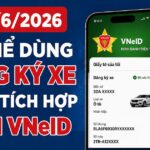 Có thể dùng đăng ký xe được tích hợp trên VNeID