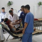 Quân y đảo Song Tử Tây kịp thời điều trị cho ngư dân bị co rút cơ nặng