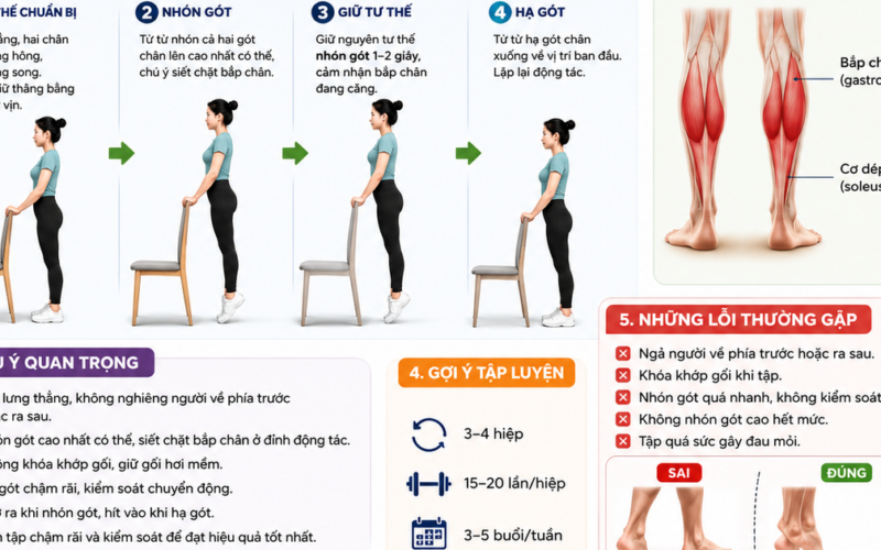 5 tác hại khi nhón gót chân sai cách