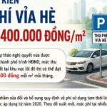 [Infographic] Hà Nội dự kiến thu phí vỉa hè tối đa 400.000 đồng/m2