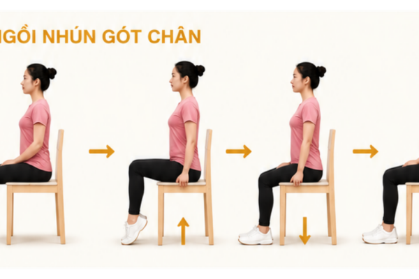 Hướng dẫn 4 bài tập nhún gót chân giúp tăng tuần hoàn máu