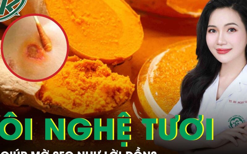 Dùng nghệ tươi bôi mặt có giúp mờ sẹo như lời đồn?