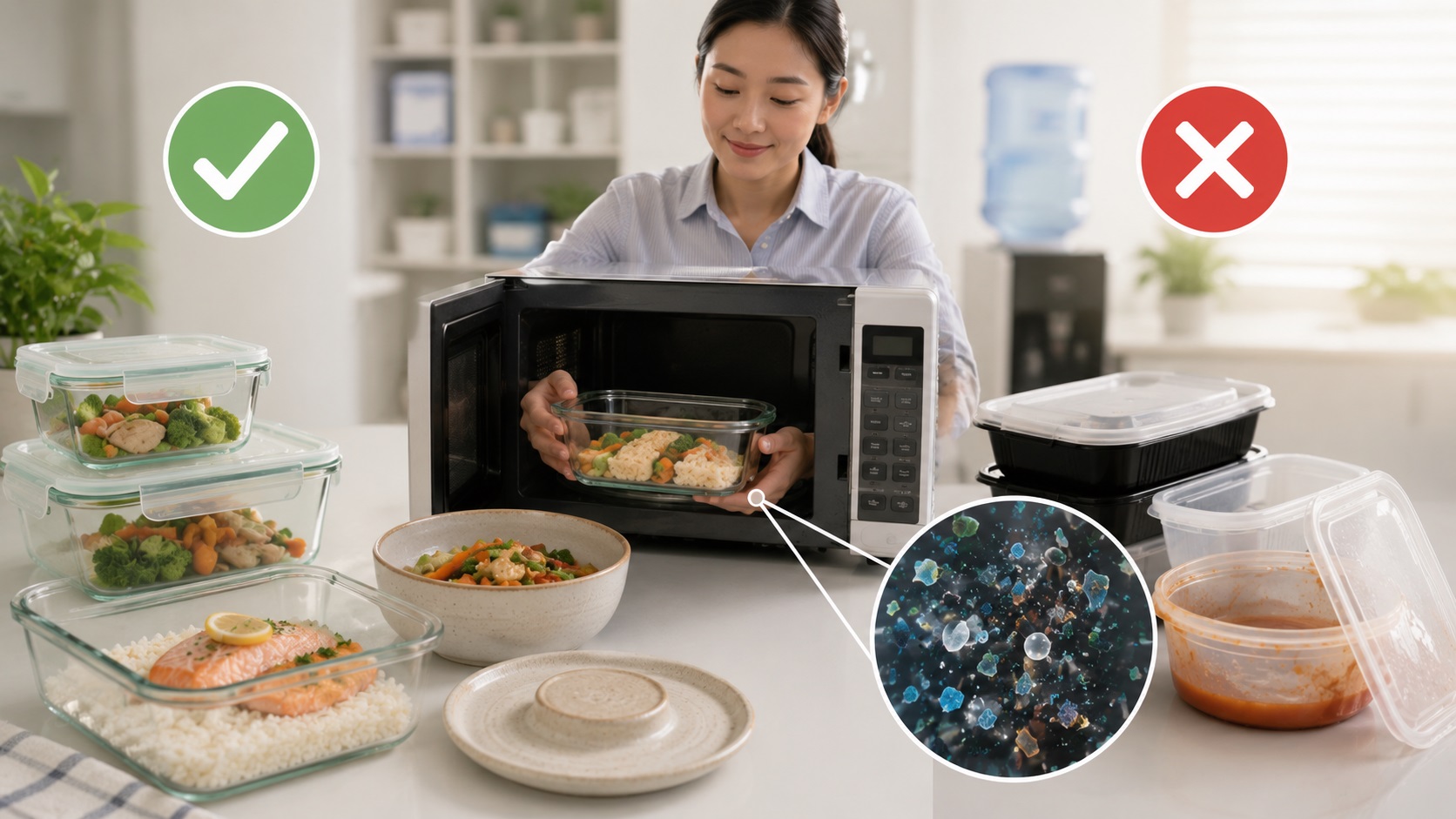 Thói quen hâm nóng đồ ăn bằng hộp nhựa có thể khiến bạn phơi nhiễm vi nhựa- Ảnh 2.