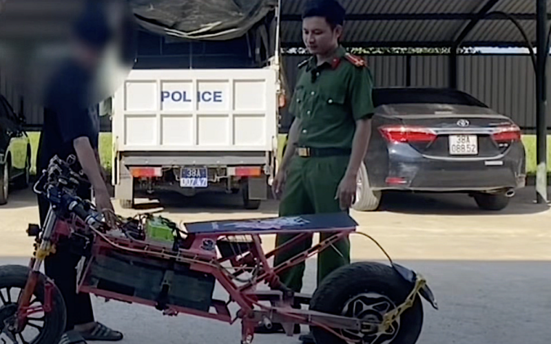 Học sinh lớp 9 đặt mua linh kiện qua mạng để tự chế “siêu xe” có thể chạy hơn 100km/h