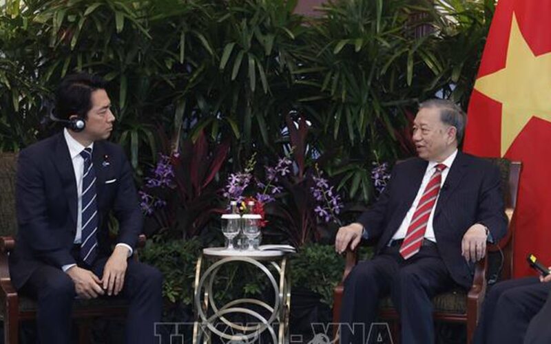 Tổng Bí thư, Chủ tịch nước Tô Lâm tiếp Bộ trưởng Quốc phòng Nhật Bản