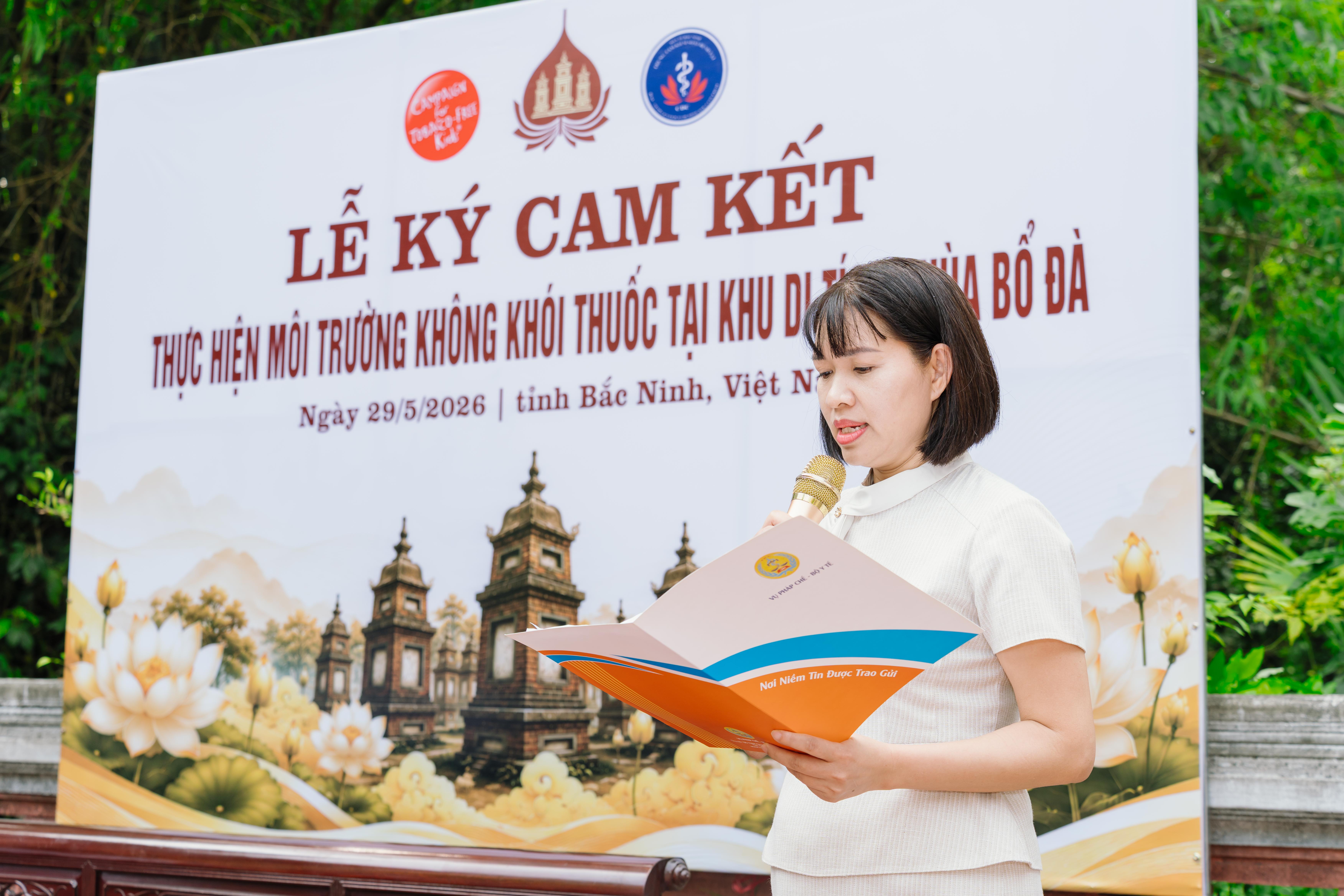 Xây dựng Di tích Quốc gia đặc biệt Chùa Bổ Đà thành mô hình điểm không khói thuốc lá- Ảnh 3.
