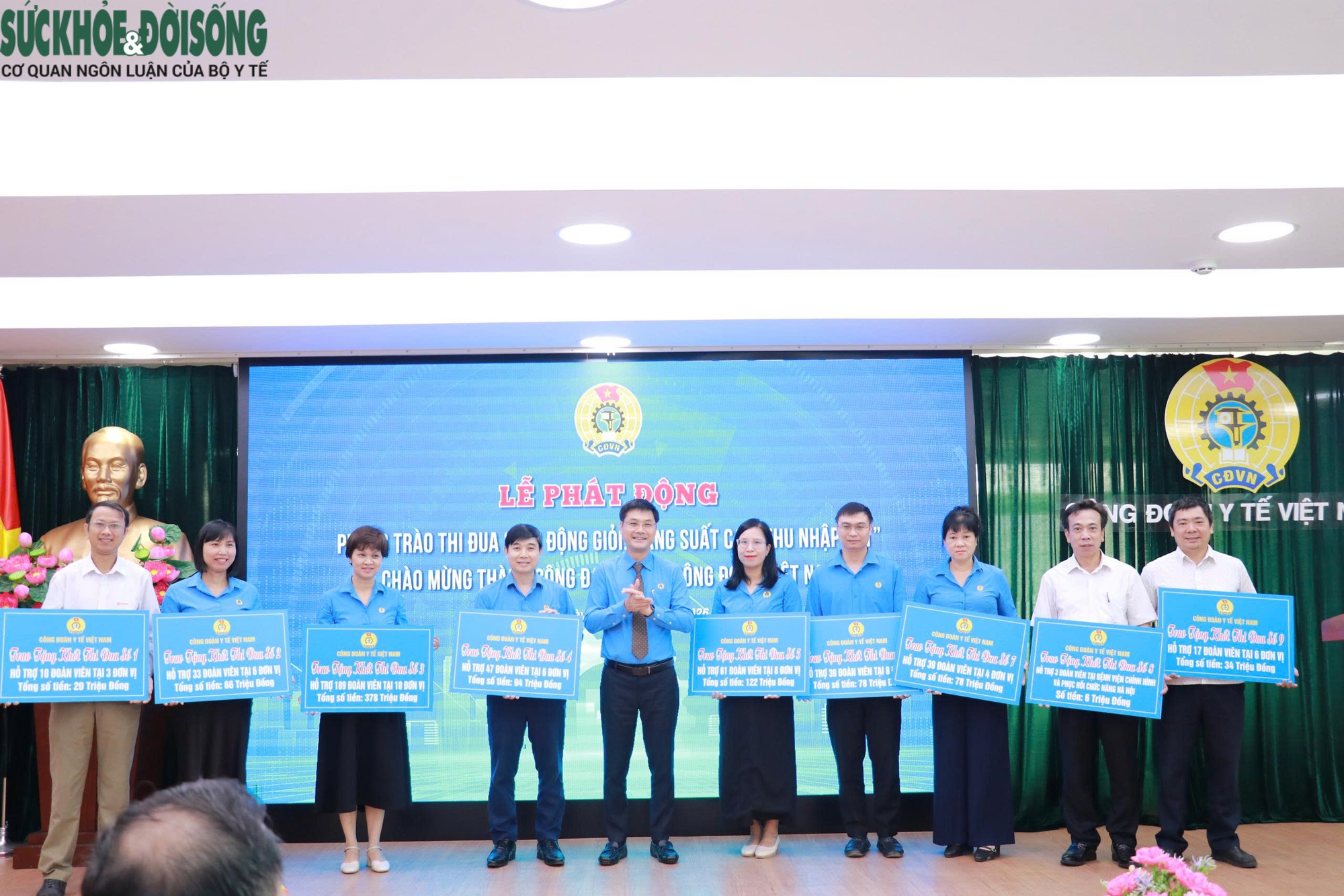Công đoàn Y tế Việt Nam phát động phong trào thi đua 'Lao động giỏi, năng suất cao, thu nhập tốt'- Ảnh 4.