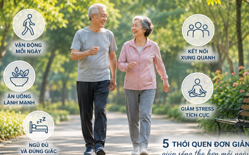 5 thói quen giúp tăng tuổi thọ tự nhiên