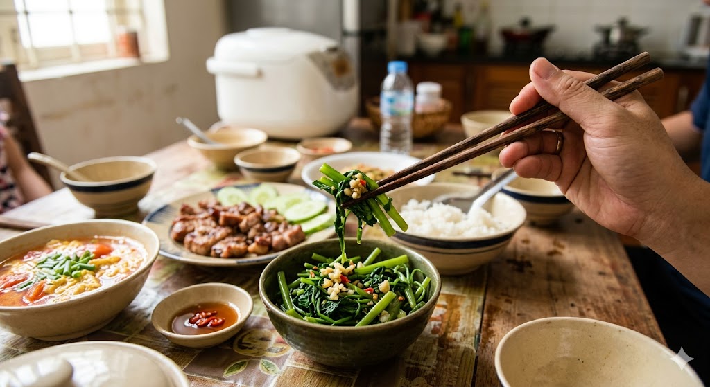 Ăn rau trước, ăn cơm sau có lợi gì cho người bệnh đái tháo đường?- Ảnh 3.