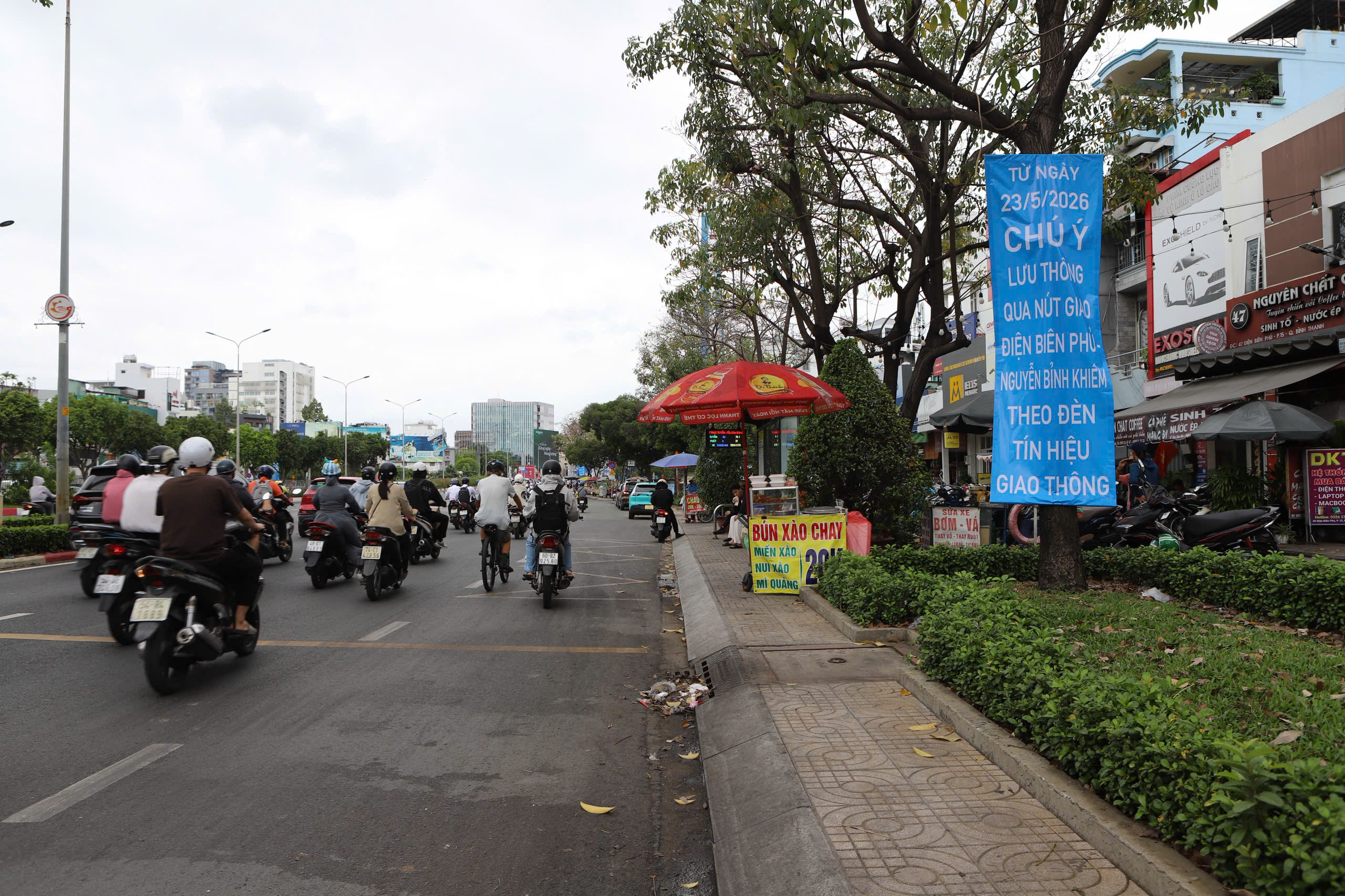 TPHCM điều chỉnh giao thông tại vòng xoay Điện Biên Phủ - Nguyễn Bỉnh Khiêm từ ngày 23/5- Ảnh 1.