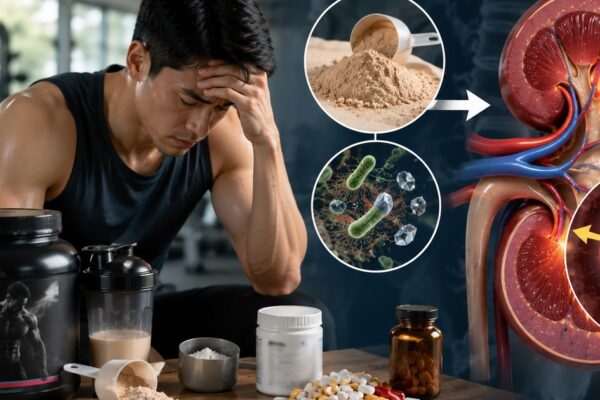 Tập gym tăng cơ nhưng thận sẽ phải chịu áp lực