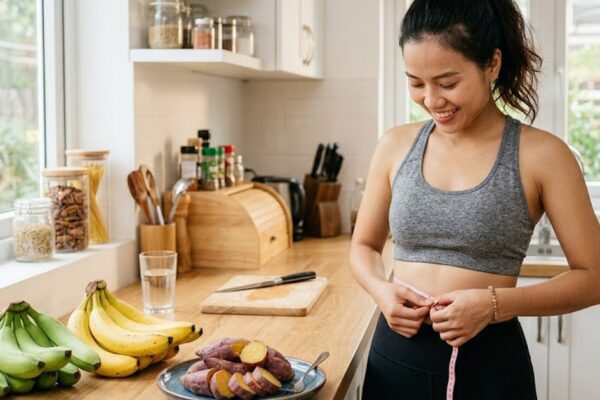 Cách ăn khoai lang và chuối trong thực đơn giảm cân