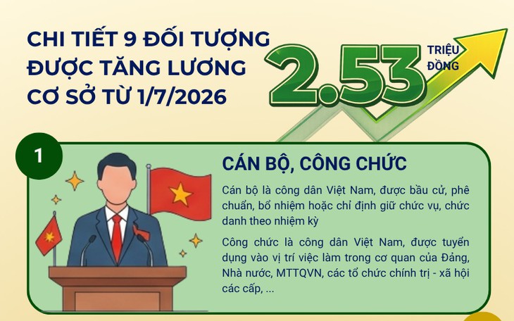 Bộ Nội vụ hướng dẫn chi tiết cách tính lương, phụ cấp khi áp dụng lương cơ sở mới từ 1/7- Ảnh 3.