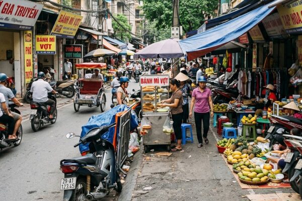 Hà Nội: Đề xuất tăng gấp đôi mức xử phạt hành vi lấn chiếm vỉa hè, lòng đường