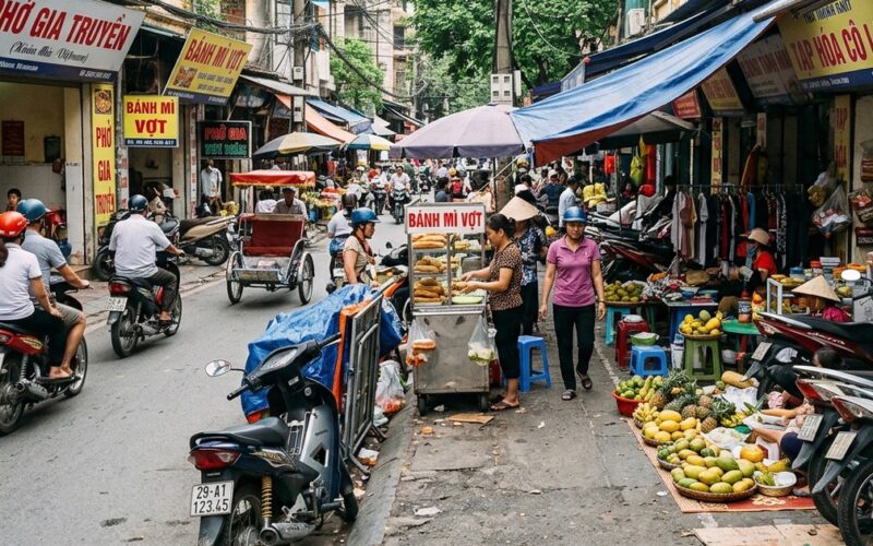 Hà Nội: Đề xuất tăng gấp đôi mức xử phạt hành vi lấn chiếm vỉa hè, lòng đường