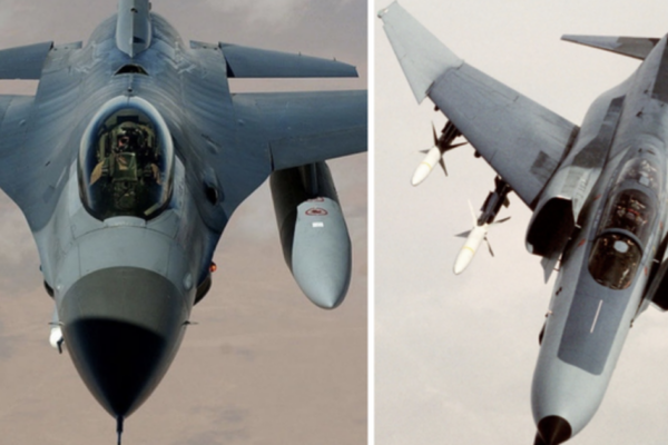 Tiêm kích F-4 Iran giao chiến F-16 Mỹ trong không phận Saudi Arabia