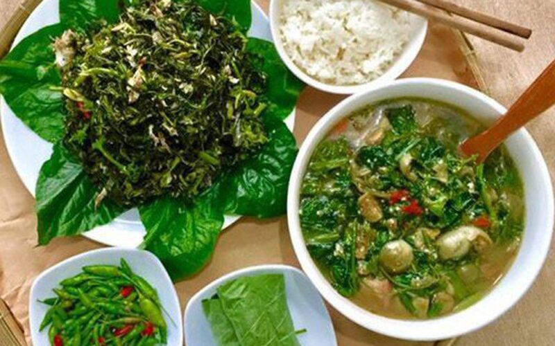 5 món ăn dân dã hấp dẫn, giàu dinh dưỡng từ lá sắn