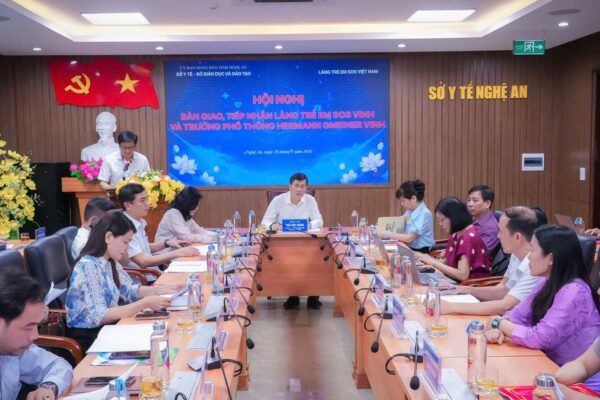 Nghệ An tiếp nhận Làng trẻ em SOS Vinh và Trường Phổ thông Hermann Gmeiner Vinh