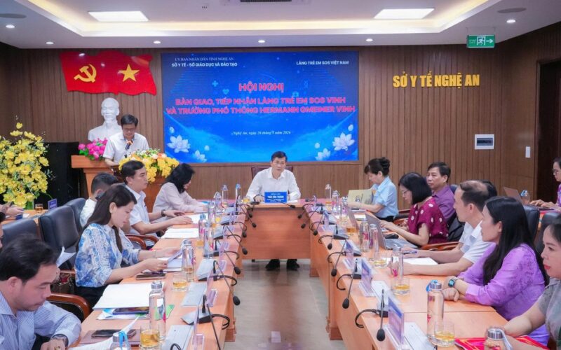 Nghệ An tiếp nhận Làng trẻ em SOS Vinh và Trường Phổ thông Hermann Gmeiner Vinh