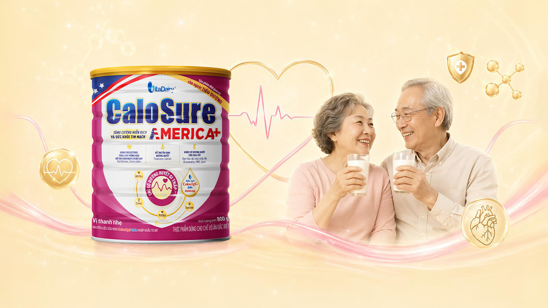 picture3-17805716814181542984677 VITADAIRY ra mắt Calosure America: giải pháp dinh dưỡng chuyên biệt hỗ trợ tăng cường tim mạch và ổn định đường huyết- Ảnh 3.