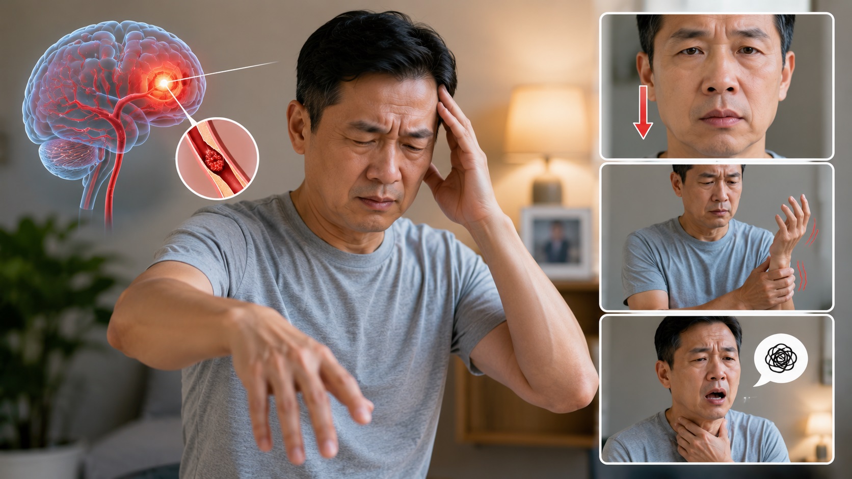Nguy hiểm khi dấu hiệu đột quỵ xuất hiện rồi biến mất trong vài phút- Ảnh 1.