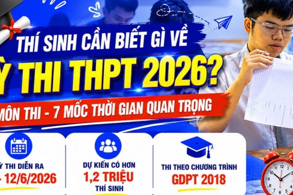 Những điều cần biết về kỳ thi THPT 2026