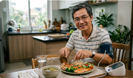Xây dựng thực đơn cho người bệnh tại nhà cần lưu ý gì?- Ảnh 2.