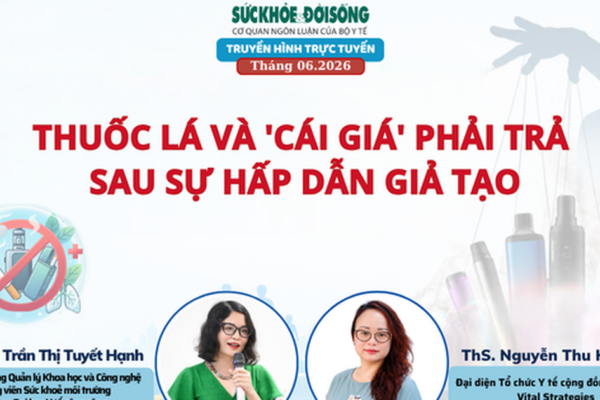 Truyền hình trực tuyến: “Thuốc lá và cái giá phải trả sau sự hấp dẫn giả tạo”
