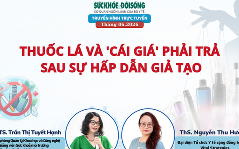 Truyền hình trực tuyến: “Thuốc lá và cái giá phải trả sau sự hấp dẫn giả tạo”