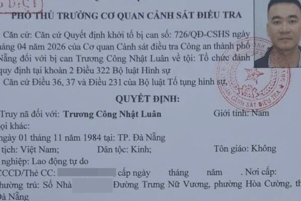 Truy nã đặc biệt đối tượng cầm đầu đường dây cá độ bóng đá liên tỉnh với số tiền hơn 350 tỷ đồng