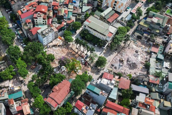 Cập nhật hình ảnh mới nhất đoạn Vành đai 2,5 qua Nhân Chính