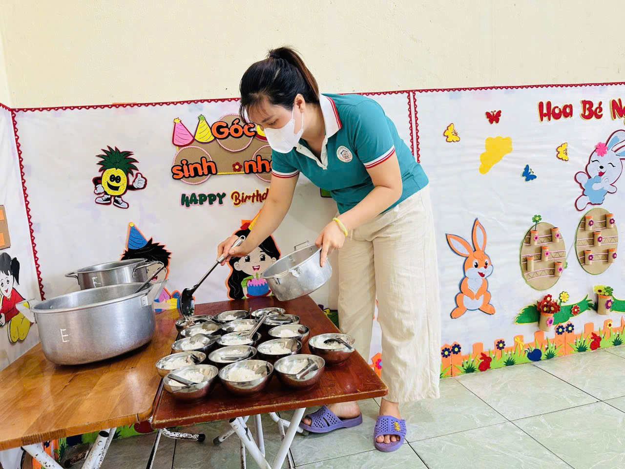 z7820950857185d6122f4a27260b962512c52442f7ddec-1779701609143295021378 Nỗ lực nâng cao chất lượng dinh dưỡng học đường tại Trường Mầm non Linh Sơn- Ảnh 5.