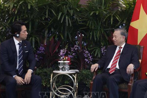 Tổng Bí thư, Chủ tịch nước Tô Lâm tiếp Bộ trưởng Quốc phòng Nhật Bản