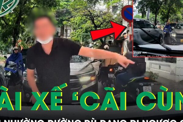 Tài xế gây tranh cãi khi ‘cãi cùn’, đòi nhường đường dù đang đi ngược chiều