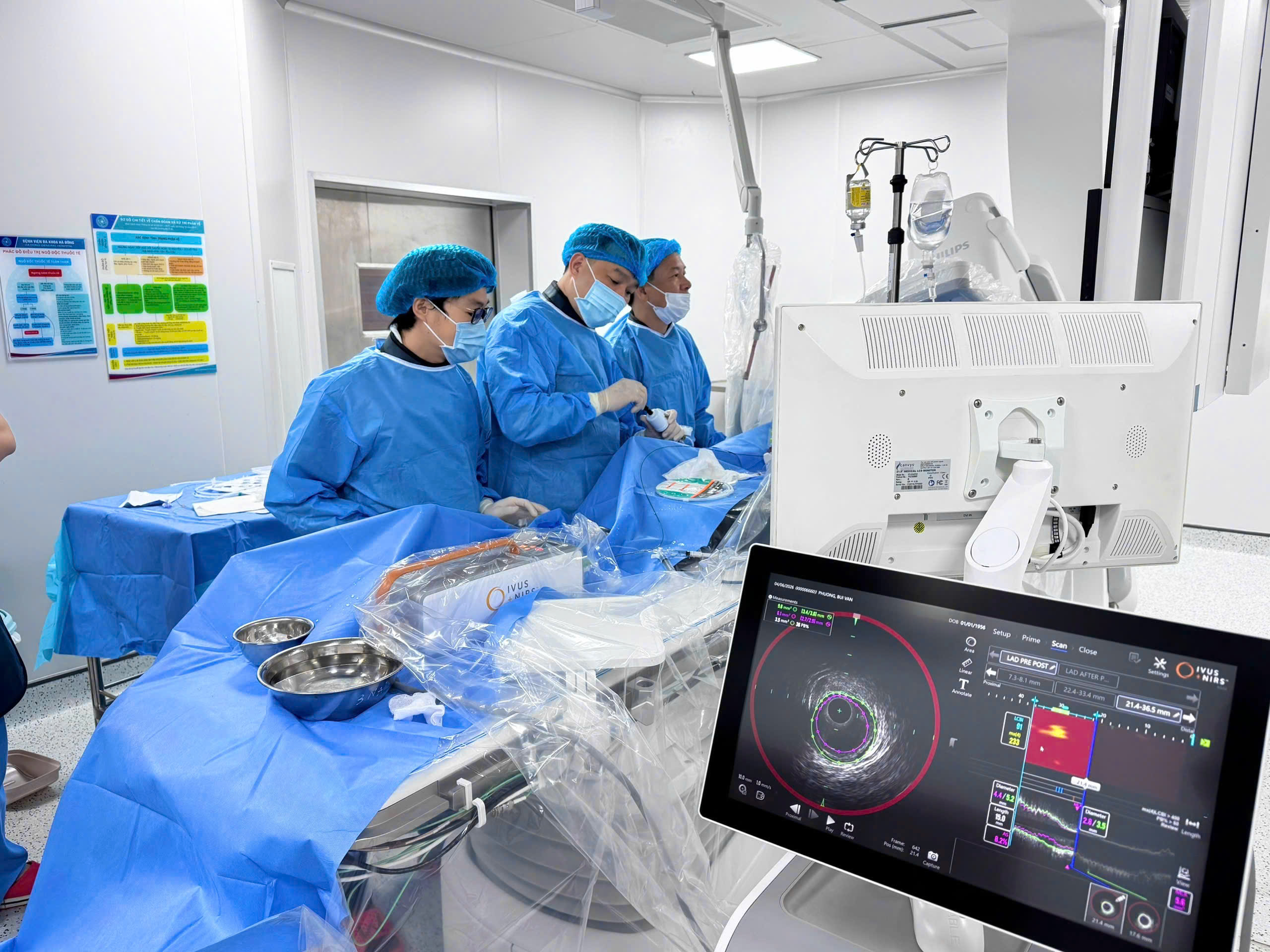 Hẹp 90% động mạch vành, cụ ông vượt qua ca can thiệp khó- Ảnh 1.
